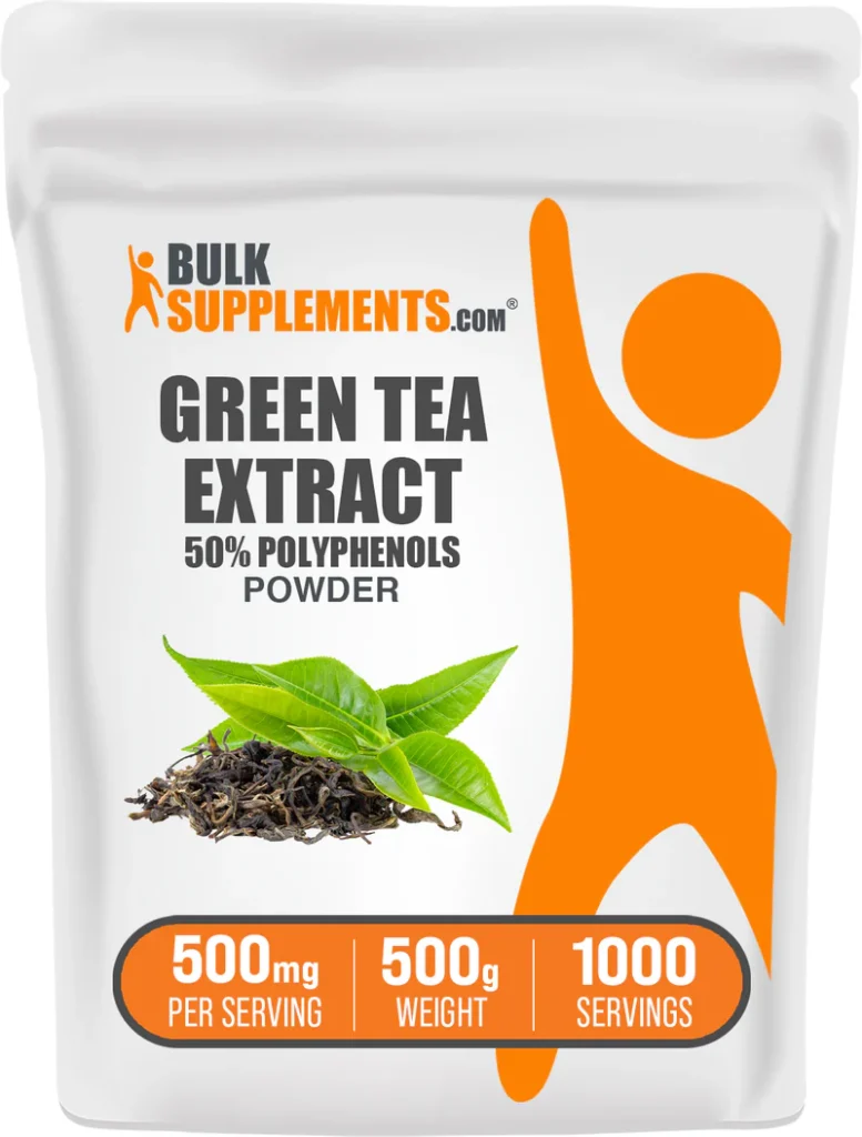 FitAt66 Green Tea Extract supplement with 50% polyphenols for metabolism, antioxidant support, and cellular health