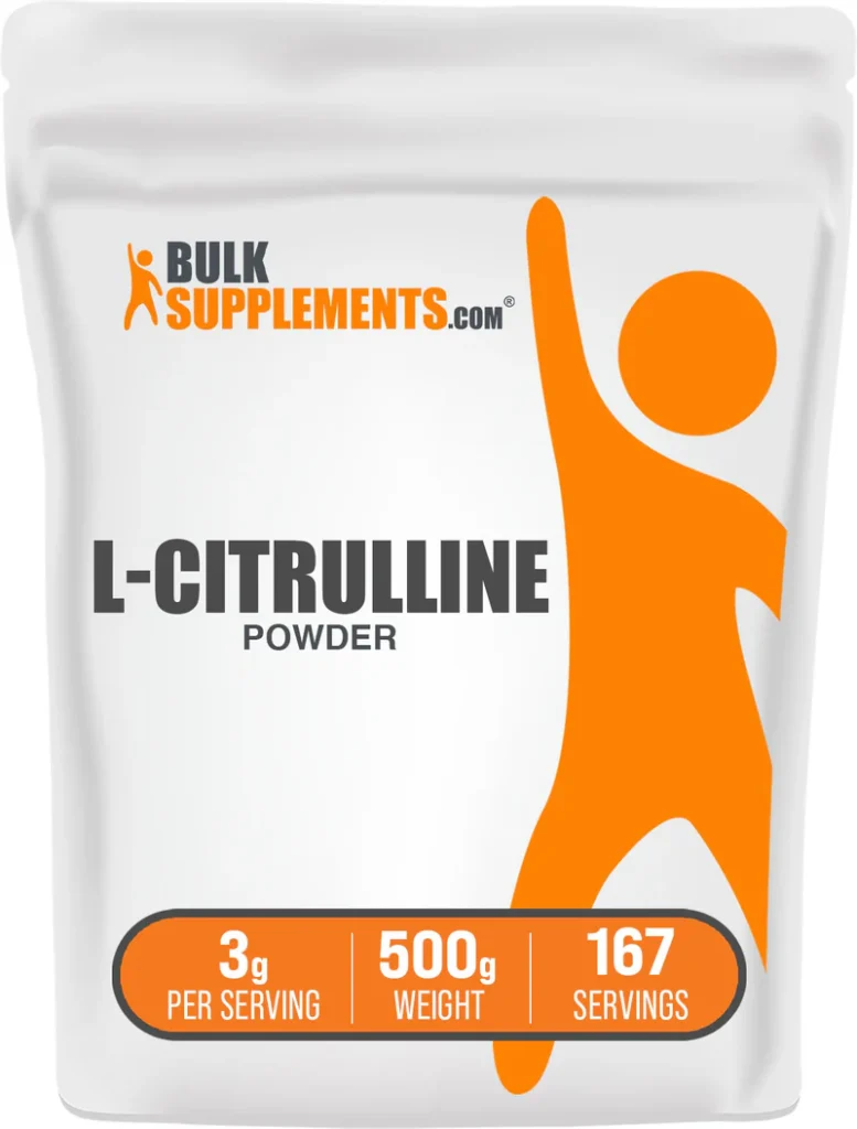 FitAt66 L-Citrulline supplement for nitric oxide support, endurance, and blood flow optimization