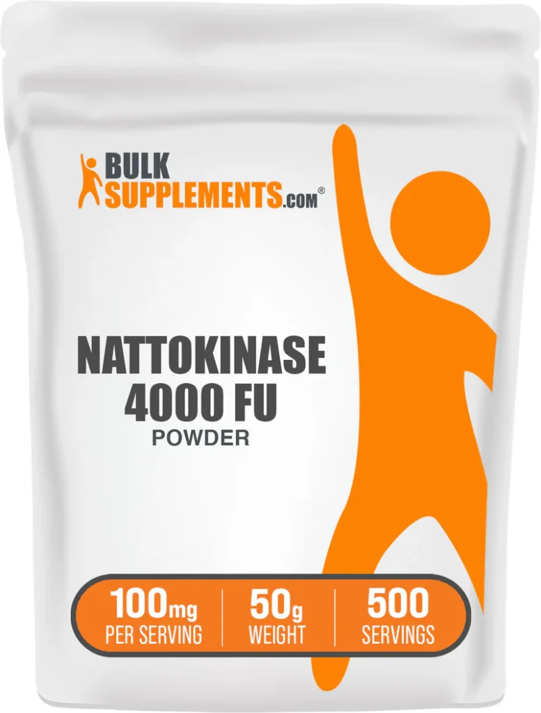 FitAt66 Nattokinase supplement for heart health, circulation, and blood flow support