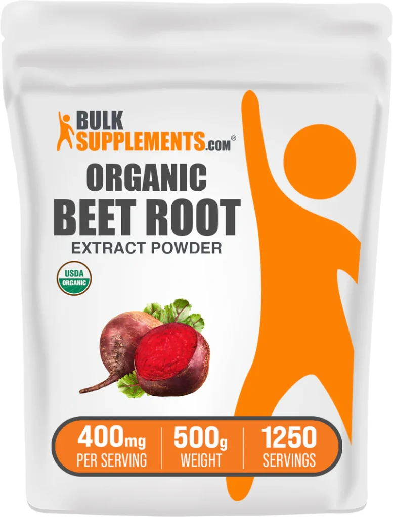 FitAt66 Organic Beet Root Extract supplement for circulation, endurance, and nitric oxide support